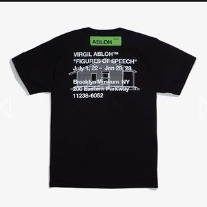 Virgil Abloh Brooklyn Museum Gymnastics Art Institute T-shirt size small